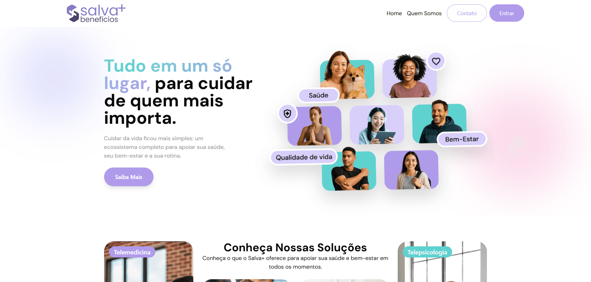 Preview do projeto Salva+